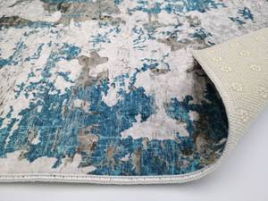 Modern Teppich Blau - Textil - 120 x 6 x 180 cm