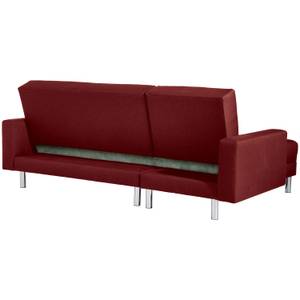 Just Fashion Funktionssofa mit Hocker Rot