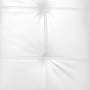 Aufbewahrungshocker Argentona Weiß - Kunstfell - 84 x 49 x 44 cm