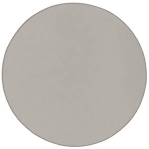 Basic Velours Teppich Carla Rund Grau - 133 x 133 cm