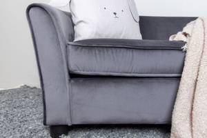 Sofa Velvet Grau