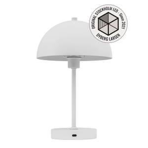Lampe à poser Stockholm rechargeable Blanc - Métal - 20 x 30 x 20 cm