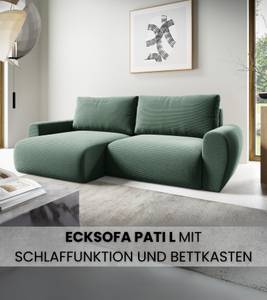 Ecksofa PATI Duo Grün