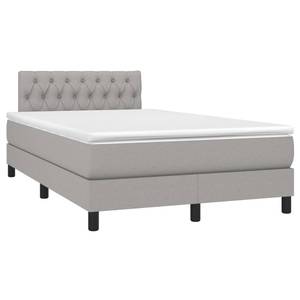 Boxspringbett 3017265-22 Hellgrau - Breite: 120 cm