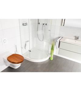 WC-Sitz mit Absenkautomatik Mahagoni Braun - Holzwerkstoff - 38 x 6 x 47 cm
