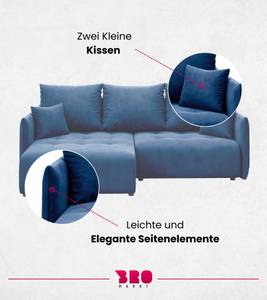 Ecksofa HUDSON Blau