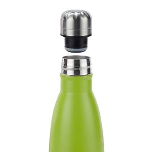 Gourde inox bouteille eau verte lot de 3 Noir - Vert - Argenté