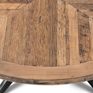 Table basse Falcon Crest Noir - Bois massif - 100 x 40 x 100 cm