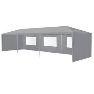 Pavillon de Jardin Wedau Gris - Largeur : 900 cm