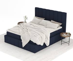 Boxspringbett Moretti Grün - Breite: 160 cm