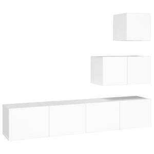 TV-Schrank 4er Set D143 Weiß