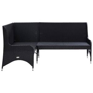 Gartensofa Schwarz