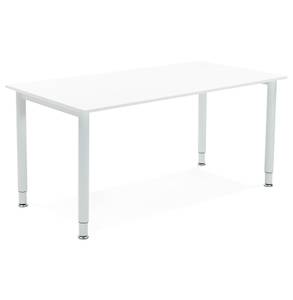 Bureau FOCUS Blanc - Bois massif - 80 x 75 x 160 cm