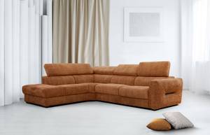 Ecksofa Calvera 5-Sitzer Dunkelorange