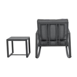 Gartenlounge-Set Rhea Ⅴ Grau - Metall - 94 x 74 x 59 cm