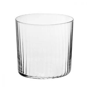 Gläser mit Vertikaloptik 6er-Set, 350ml Glas - 9 x 9 x 9 cm