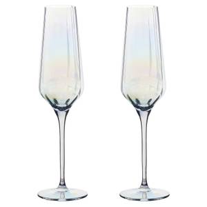 Palazzo Champagnerflöten 2er Set Glas - 7 x 28 x 7 cm