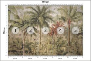 Papier Peint FORÊT TROPICALE Vintage 450 x 300 x 300 cm