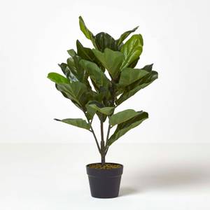 Geigenfeige Kunstpflanze im Topf - 70 cm Grün - Kunststoff - 16 x 70 x 70 cm