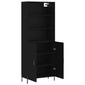 Highboard DE7802 Schwarz - Holzwerkstoff - 34 x 180 x 70 cm