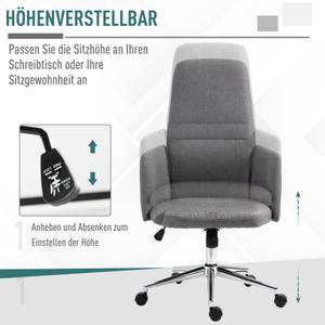 Bürostuhl ergonomisch 921-329 Grau - Textil - 67 x 120 x 61 cm