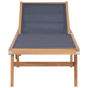 Chaise longue Marron - Bois massif - Bois/Imitation - 60 x 35 x 206 cm