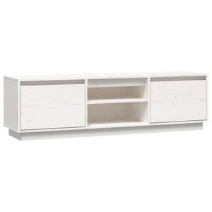 TV-Schrank D685 Weiß - Massivholz - 35 x 40 x 140 cm