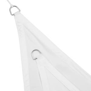 Voile d'ombrage triangle blanc 400 x 330 cm