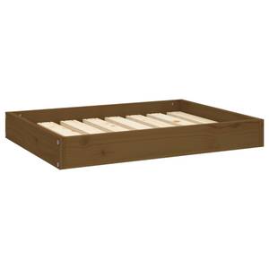 Lit pour chien 3015741 Marron - Bois massif - Bois/Imitation - 72 x 9 x 54 cm