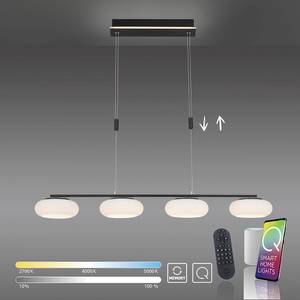 LED Pendellampe Q ETIENNE Smart Home Schwarz - Kunststoff - 35 x 200 x 350 cm