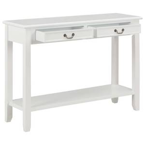 Console 297705 Blanc - Métal - Bois/Imitation - 35 x 80 x 110 cm