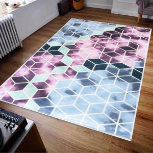 Tapis LUXE Rose foncé - 80 x 150 cm