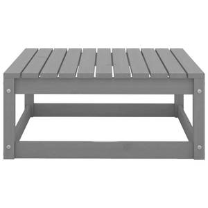 Garten-Lounge-Set (10-teilig) 3009856-1 Grau - Massivholz - Holzart/Dekor - 70 x 30 x 70 cm