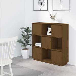 Highboard DE2351 Massivholz - 35 x 117 x 111 cm