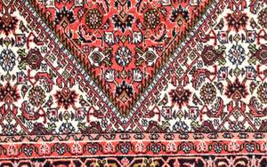 Bidjar - Bukan - 249x173cm Rot - Naturfaser - 173 x 2 x 249 cm