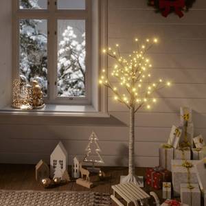 Sapin de noël 3009956 Blanc crème - Hauteur : 120 cm