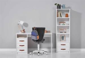 Schreibtisch Cool Weiß - Holzwerkstoff - 62 x 72 x 130 cm