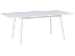 Table de salle à manger SANFORD Blanc - Bois manufacturé - 90 x 75 x 150 cm