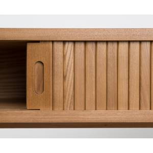 Console en bois naturel Marron