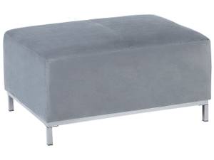 Pouf ottoman OSLO Gris - Textile