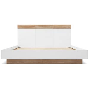 Lit suspendu M067 Blanc - Bois manufacturé - 184 x 91 x 205 cm