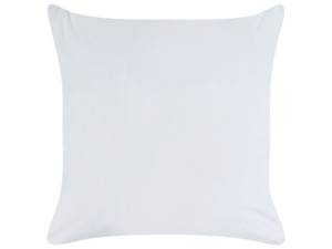 Coussin décoratif TWEEDIA Noir - Blanc - Fibres naturelles - 45 x 4 x 45 cm