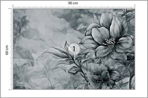 Fototapete BLUMEN Pflanzen Beton Vintage 90 x 60 x 60 cm