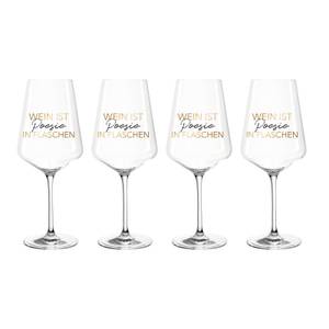 Weingläser Puccini Calmo Poesie 4er Set Glas - 7 x 24 x 7 cm