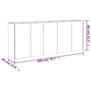 Hochbeet 3028333-3 40 x 80 x 200 cm