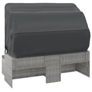 Canapé de jardin 3029485 (lot de 3) Gris