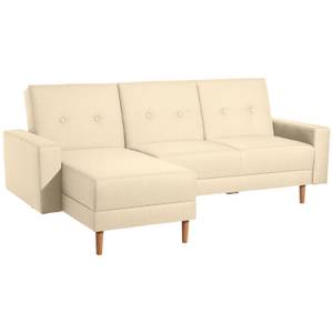 Just Cool Funktionssofa mit Hocker Beige