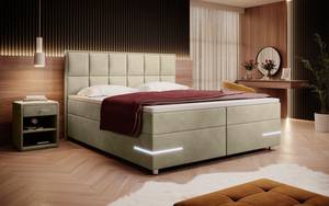 Boxspringbett Lea Beige - Breite: 160 cm - H3