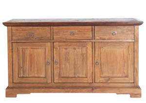 SEADRIFT Sideboard Braun - Massivholz - Holzart/Dekor - 148 x 84 x 44 cm