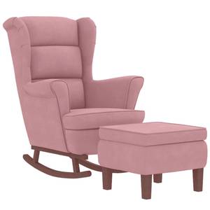 Schaukelsessel mit Hocker 3015093-2 Pink